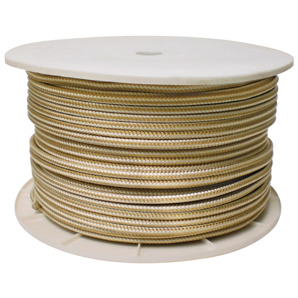 Seachoice Gold/White Double Braid, 1/2" x 600', 1/2" x 600' 40170 - main